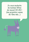 Je vous souhaite une ann&eacute;e pleine de rires !